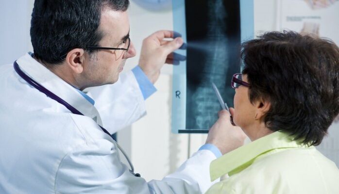 Radiografia coloanei vertebrale cu osteocondroză