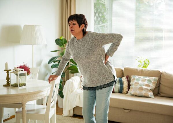 Osteocondroza la o femeie